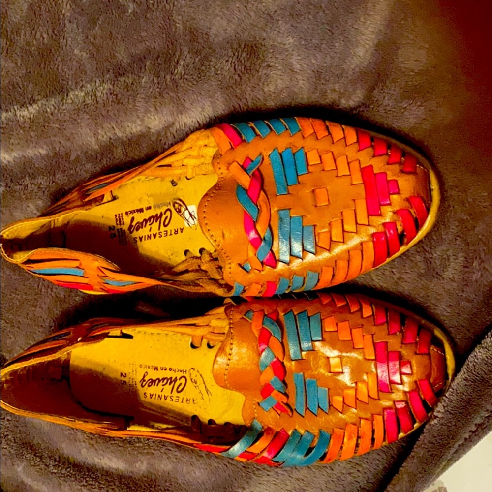Leather shoes